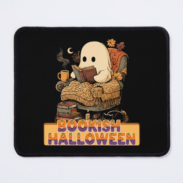Item preview, Halloween Bookish Cozy Autumn Funny Ghosts Books Collection designed and sold by DarkRelicStudio.