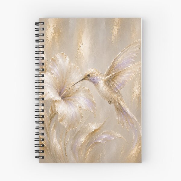 Item preview, Elegant Hummingbird Among Flowers designed and sold by aurelixagency.