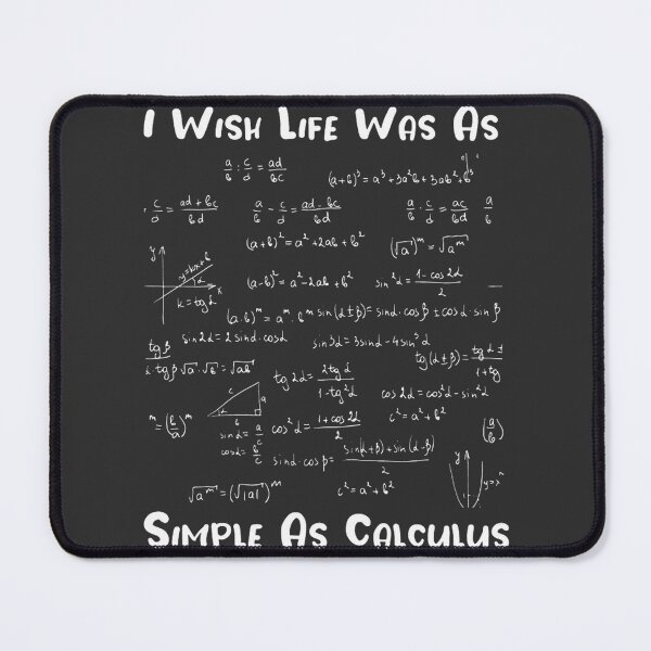 Item preview, Wish Life Was Simple As Calculus Funny Math Teacher Gift PERFECT GIFT FOR YOU AND FRIENDS designed and sold by BorranivmaStudi.