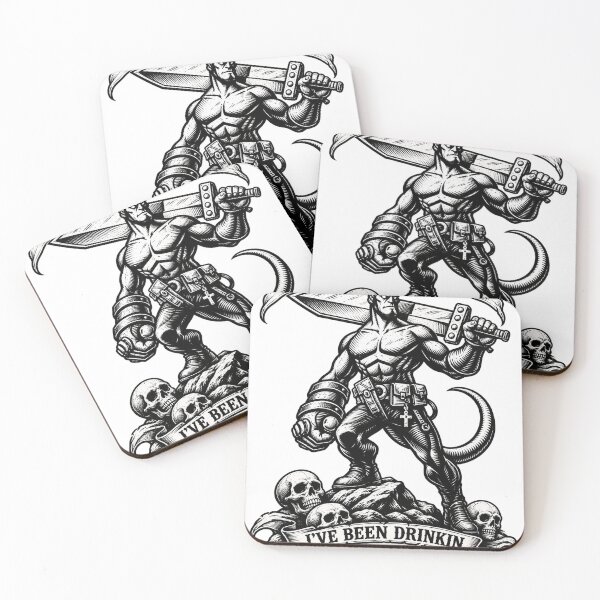 Item preview,  Hellboy Inspired  Medieval Woodcut designed and sold by Cohaagens Bazaar.