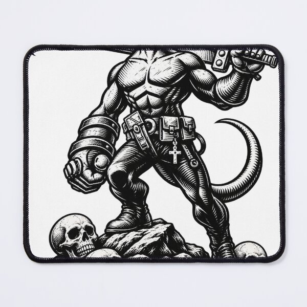 Item preview, Hellboy Inspired Medieval Woodcut designed and sold by Cohaagens Bazaar.