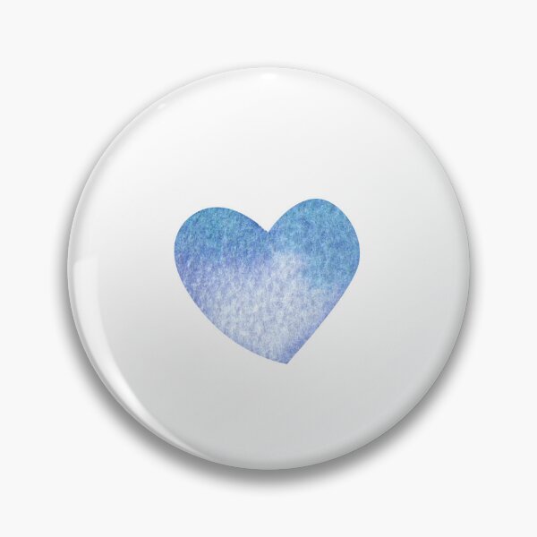 Item preview, Blue Watercolor Heart designed and sold by White Rabbit Design .