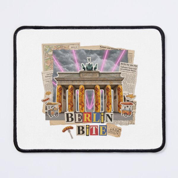 Item preview, Berlin Collage - German Food & Techno Art designed and sold by OzzFrequency.