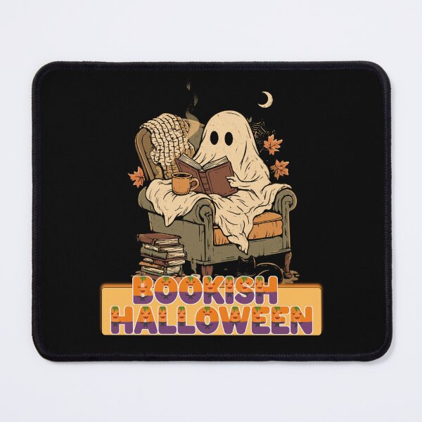 Item preview, Halloween Bookish Cozy Autumn Funny Ghosts Books Collection designed and sold by DarkRelicStudio.