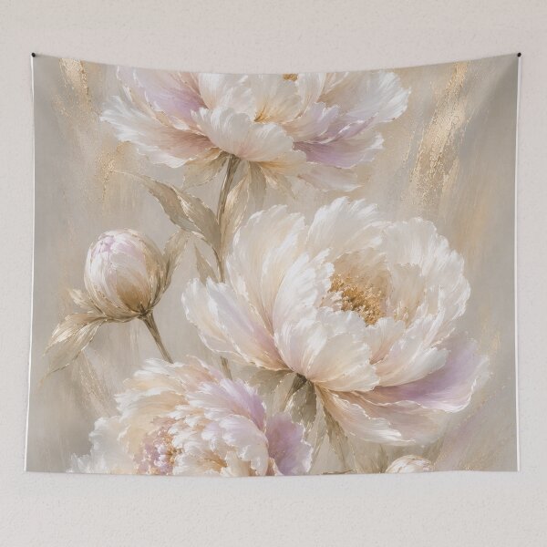 Item preview, Elegant White Peony Bouquet designed and sold by aurelixagency.
