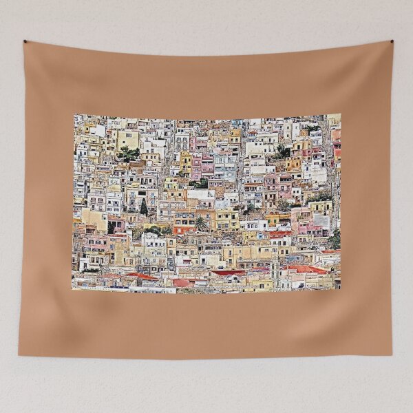 Item preview, Houses on the hill, Ermoupoli designed and sold by paulboizot.