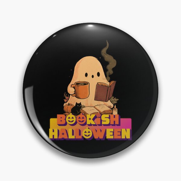 Item preview, Halloween Bookish Cozy Autumn Funny Ghosts Books Collection designed and sold by DarkRelicStudio.