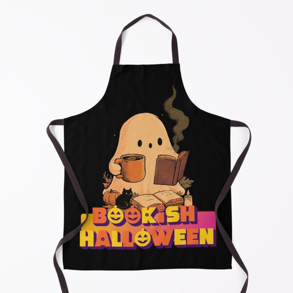 Item preview, Halloween Bookish Cozy Autumn Funny Ghosts Books Collection designed and sold by DarkRelicStudio.