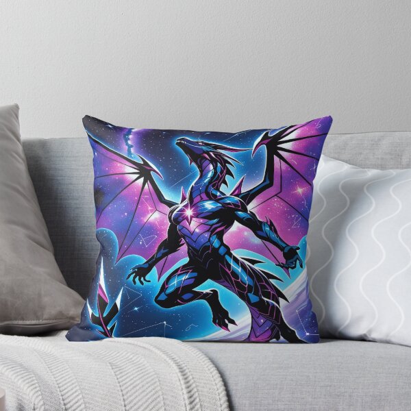 Item preview, Epic 4K Neon Crystal Fantasy Dragon Art designed and sold by Freestyle Prints.