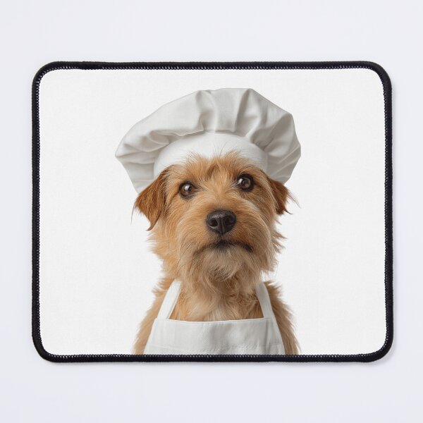 Item preview, Norfolk Terrier Chef Dog Funny Cooking Apron Hat Cute Pet Portrait designed and sold by LazyOwlStore.