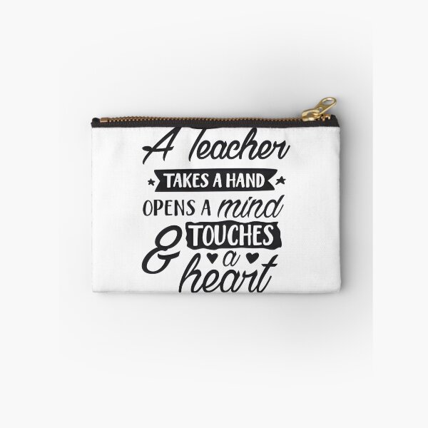 Item preview, A Teacher Takes A Hand Opens A Mind And Touches A Heart PERFECT GIFT FOR YOU AND FRIENDS designed and sold by BorranivmaStudi.