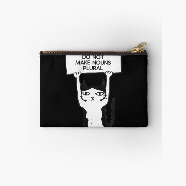 Item preview, Apostrophes Do Not Make Nouns Plural Cat Red LIMITED EDITION designed and sold by BorranivmaStudi.