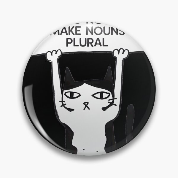 Item preview, Apostrophes Do Not Make Nouns Plural Cat Red LIMITED EDITION designed and sold by BorranivmaStudi.