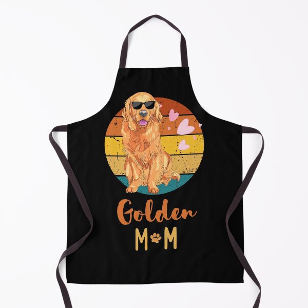 Item preview, Retro Sunglasses Golden Mom Dog Lover Vintage Sunset Tee designed and sold by Fateh-Kro ⭐⭐⭐⭐⭐.