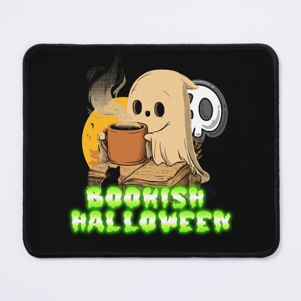 Item preview, Halloween Bookish Cozy Autumn Funny Ghosts Books Collection designed and sold by DarkRelicStudio.