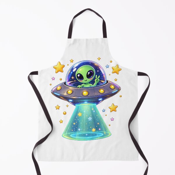 Item preview, Cute Alien UFO Space Adventure designed and sold by TinyWeird.