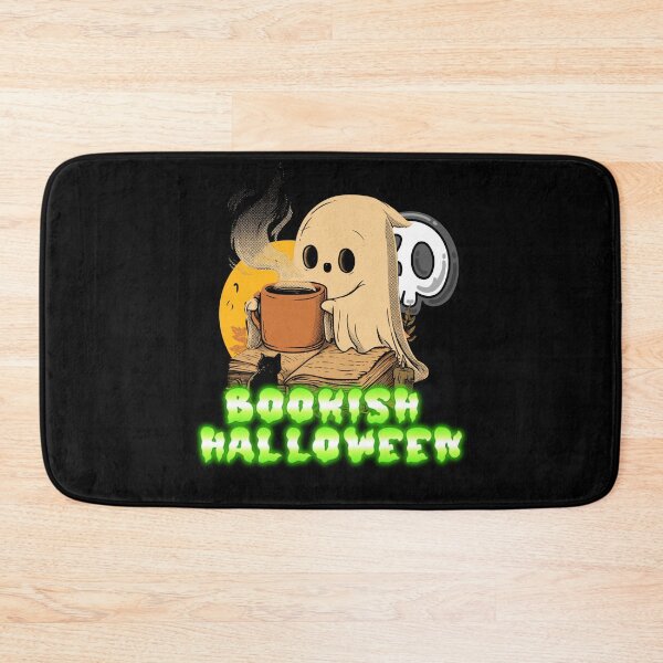 Item preview, Halloween Bookish Cozy Autumn Funny Ghosts Books Collection designed and sold by DarkRelicStudio.