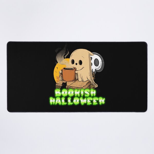 Item preview, Halloween Bookish Cozy Autumn Funny Ghosts Books Collection designed and sold by DarkRelicStudio.