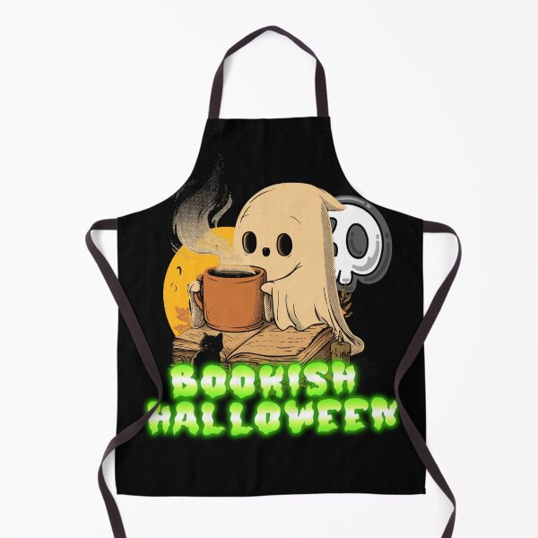 Item preview, Halloween Bookish Cozy Autumn Funny Ghosts Books Collection designed and sold by DarkRelicStudio.