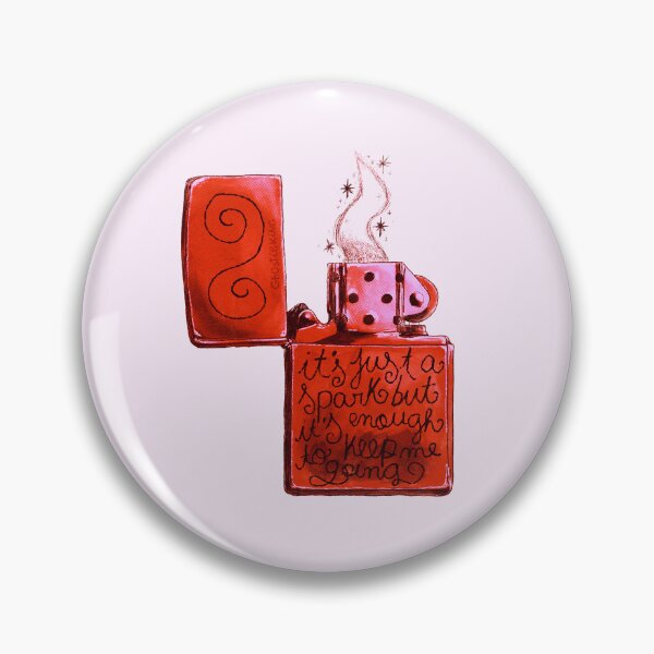 Item preview, It's Just A Spark Red Lighter designed and sold by ghostieking.