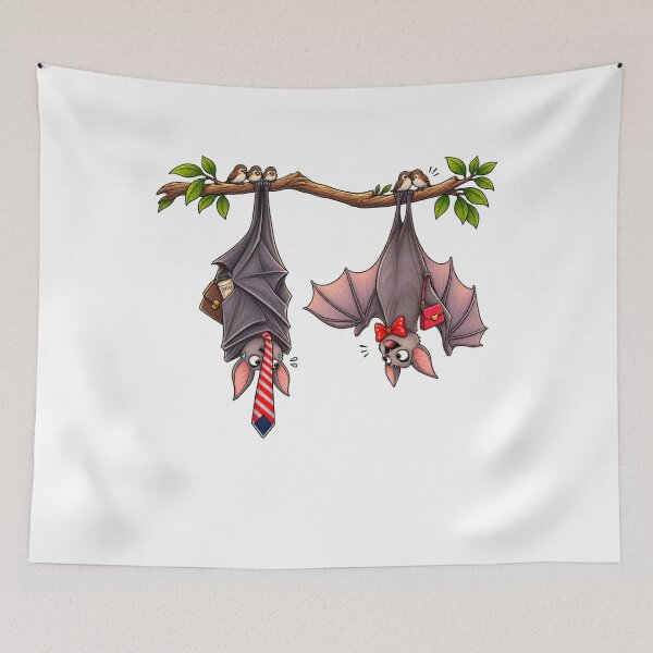 Item preview, Upside Down Bat Life designed and sold by waikibi ⭐⭐⭐⭐.