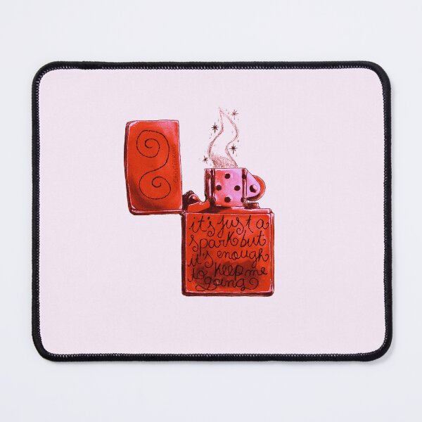 Item preview, It's Just A Spark Red Lighter designed and sold by ghostieking.