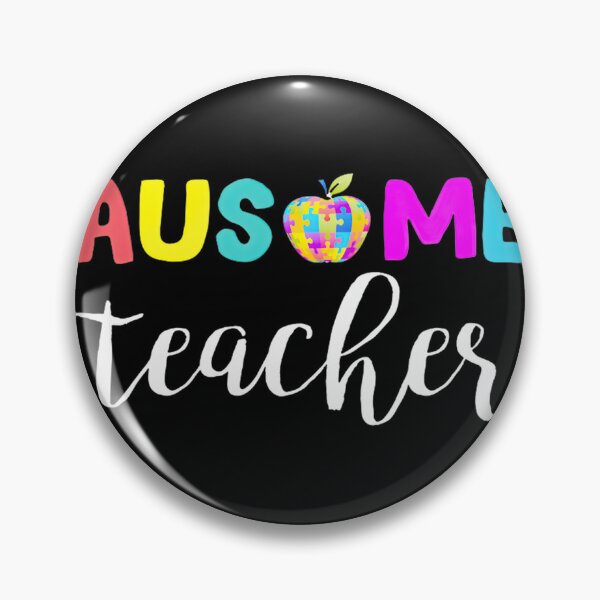 Item preview, Autism Awesome Awareness Teacher - Autism Acceptance Special Education Gift LIMITED EDITION designed and sold by BorranivmaStudi.