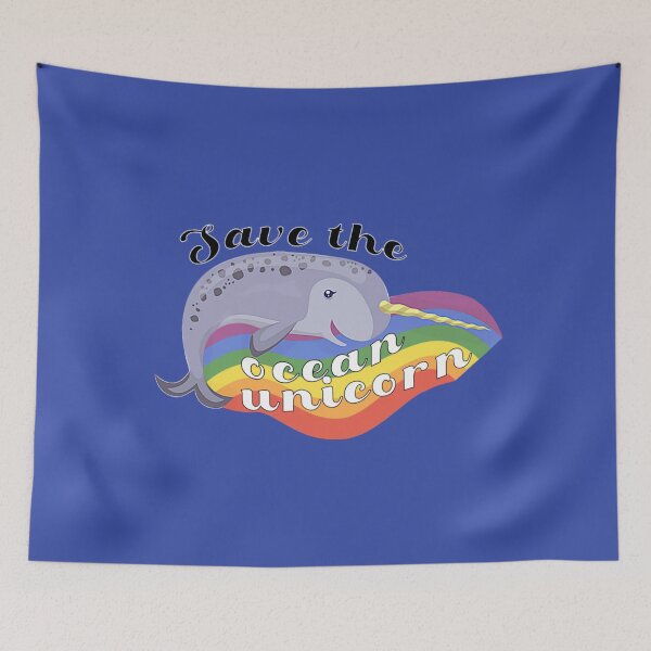 Item preview, Save the Ocean Unicorn designed and sold by glowvim.