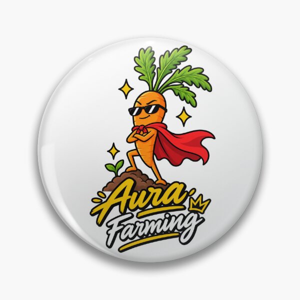Item preview, Aura Farming Funny Carrot Superhero Meme Gamer Gen Z Humor designed and sold by RaulWeirdAndFun.