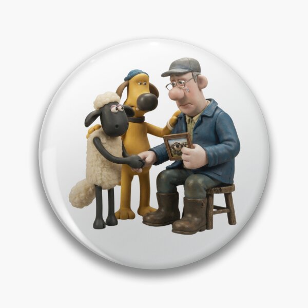 Item preview, Emotional Farmer Comforted by Sheep and Dog Claymation Art designed and sold by jhgjykuo.