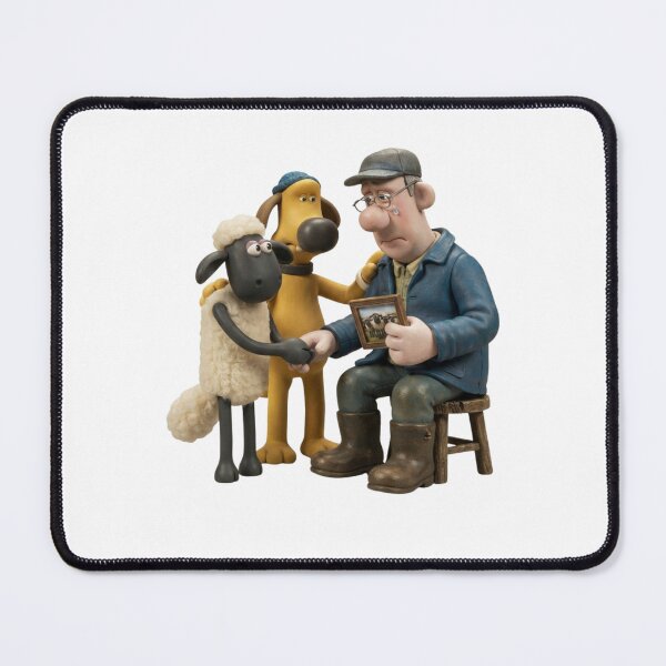 Item preview, Emotional Farmer Comforted by Sheep and Dog Claymation Art designed and sold by jhgjykuo.
