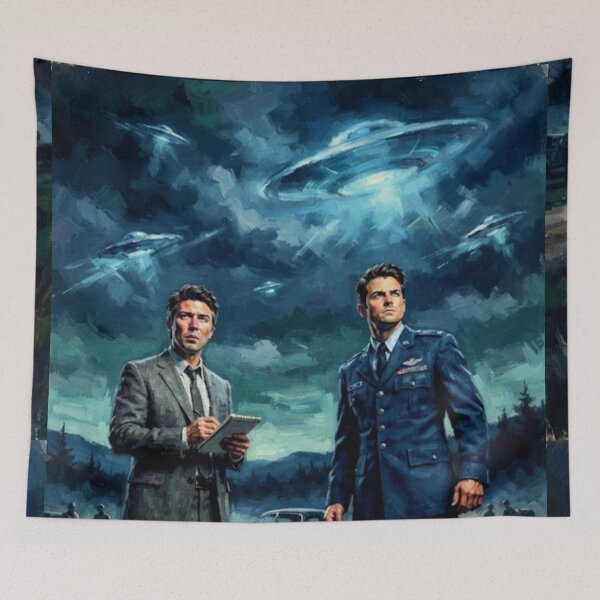 Item preview, Project Blue Book Sci-Fi Mystery Fine Art Tribute designed and sold by Art's Diner.