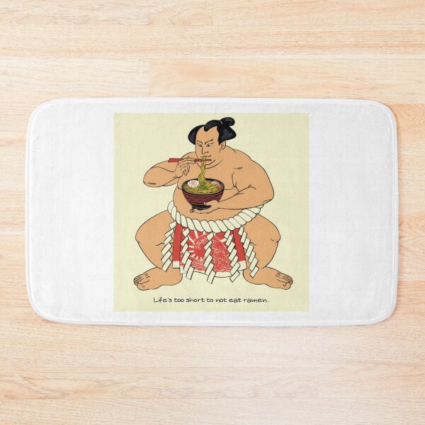 Item preview, Sumo Wrestler Life's Too Short Japan Eat Ramen Noodles Funny designed and sold by Kaibosh21.