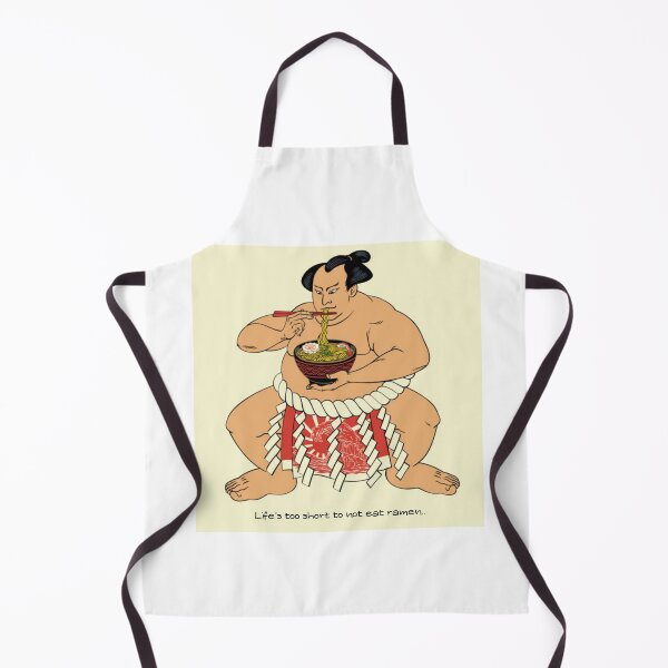 Item preview, Sumo Wrestler Life's Too Short Japan Eat Ramen Noodles Funny designed and sold by Kaibosh21.