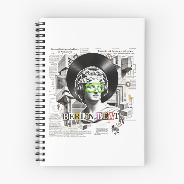 Item preview, Berlin Collage - German Food & Techno Art  designed and sold by OzzFrequency.