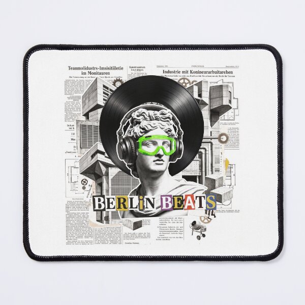 Item preview, Berlin Collage - German Food & Techno Art designed and sold by OzzFrequency.