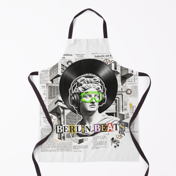 Item preview, Berlin Collage - German Food & Techno Art designed and sold by OzzFrequency.