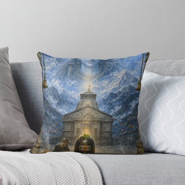 Item preview, 12 Jyotirlinga Series Kedarnath Jyotirlinga with Lord Mahadev – Himalayan Shiva Devotional Art designed and sold by Homyar.