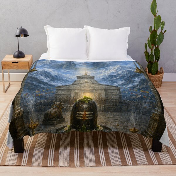 Item preview, 12 Jyotirlinga Series Kedarnath Jyotirlinga with Lord Mahadev – Himalayan Shiva Devotional Art designed and sold by Homyar.