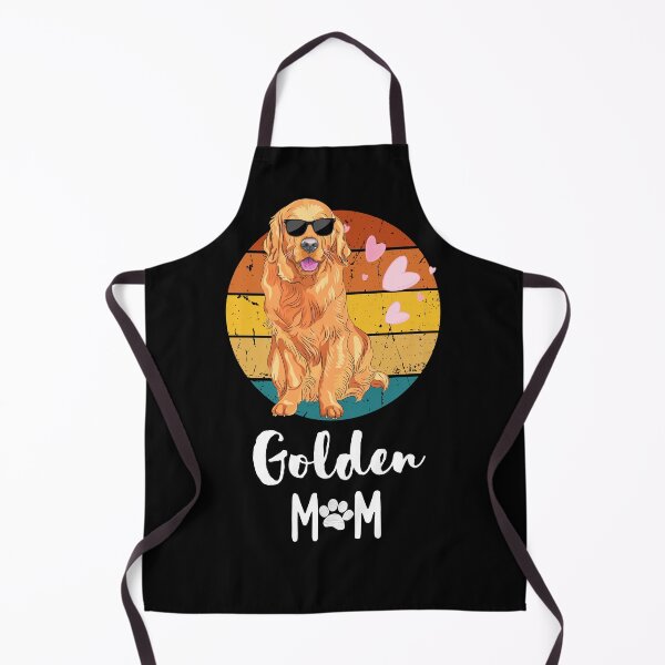 Item preview, Retro Sunglasses Golden Mom Dog Lover Vintage Sunset Tee designed and sold by Fateh-Kro ⭐⭐⭐⭐⭐.