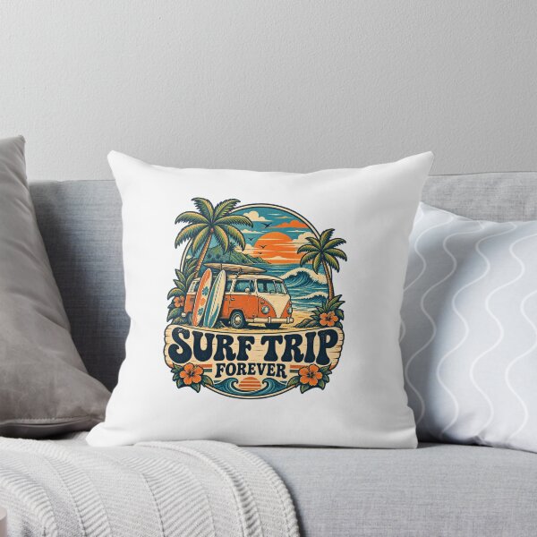 Item preview, Vintage Camper Van & Tropical Beach designed and sold by urbinet.