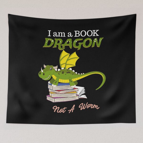Item preview, I Am A Book Dragon designed and sold by Kieran Abbott.