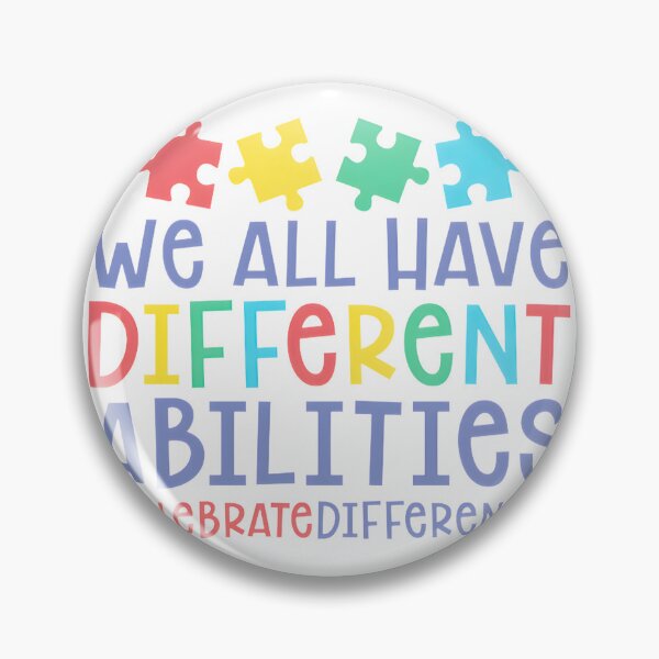 Item preview, Autism Teacher: We All Have Different Abilities LIMITED EDITION designed and sold by BorranivmaStudi.