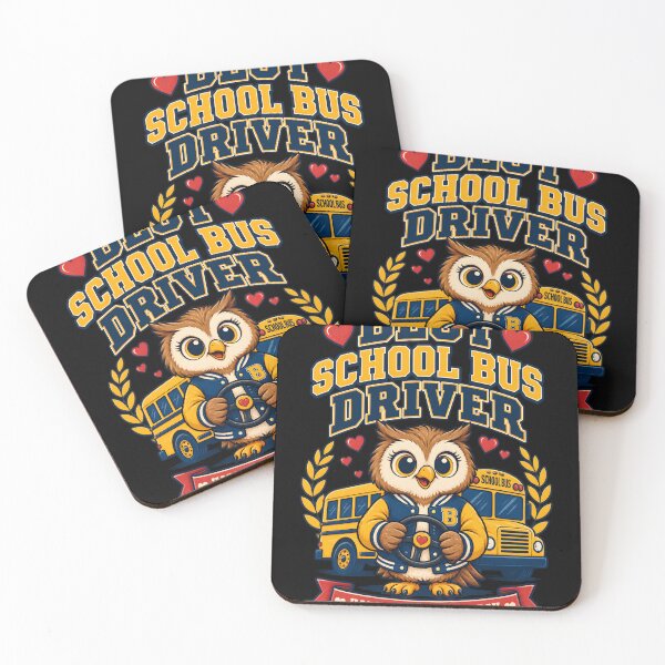 Item preview, Best School Bus Driver – Cute Owl Valentine Appreciation designed and sold by Ajdaprint.
