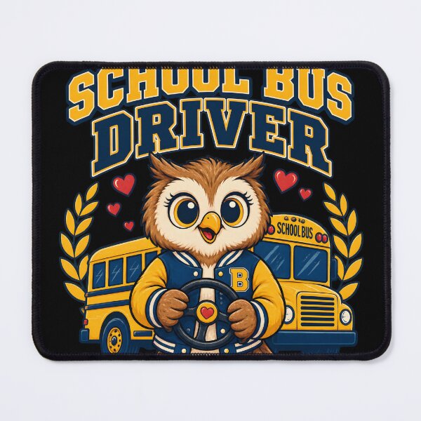 Item preview, Best School Bus Driver – Cute Owl Valentine Appreciation designed and sold by Ajdaprint.