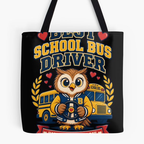 Item preview, Best School Bus Driver – Cute Owl Valentine Appreciation designed and sold by Ajdaprint.