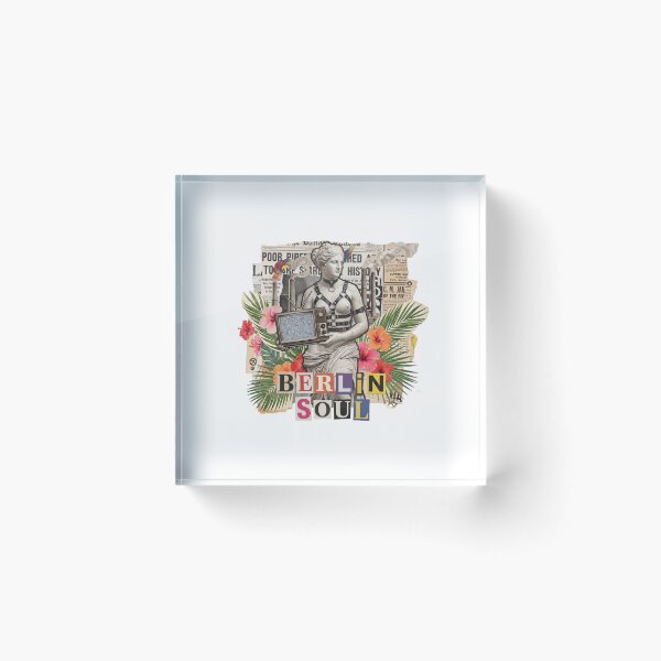 Item preview, Berlin Collage - German Food & Techno Art  designed and sold by OzzFrequency.