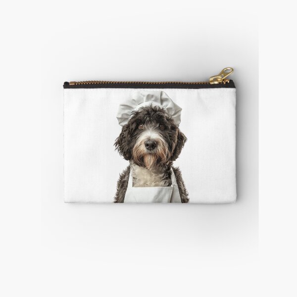 Item preview, Barbet Chef Dog Funny Cooking Apron Hat Cute Pet Portrait designed and sold by LazyOwlStore.