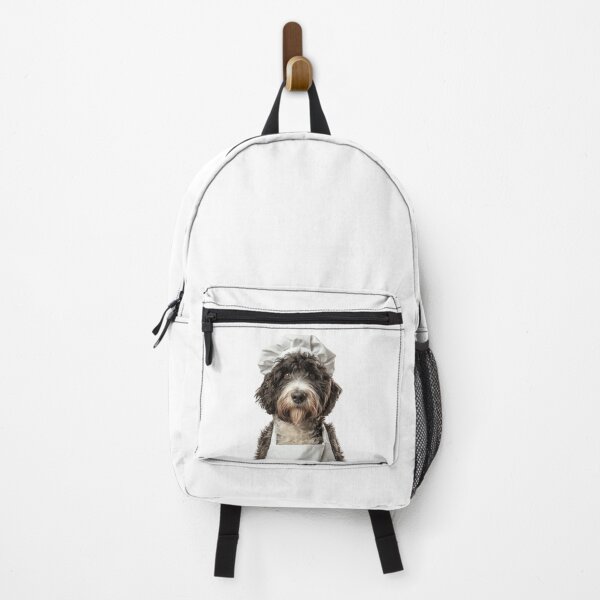 Item preview, Barbet Chef Dog Funny Cooking Apron Hat Cute Pet Portrait designed and sold by LazyOwlStore.