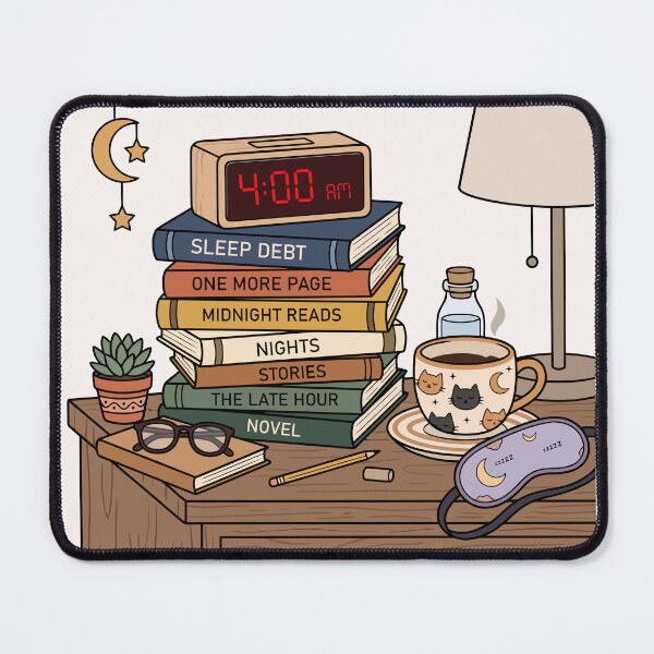 Item preview, Introvert Bookworm Cozy Night Reading Habit designed and sold by PrintivoraHub.